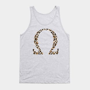 Omega Cheetah Greek Letter Tank Top